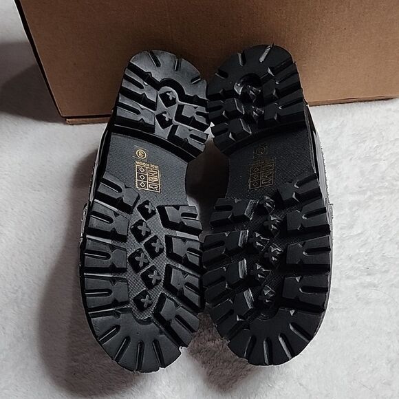 RAID Niamh studded chunky loafers in black patent Size UK 3 / US 5 - Picture 6 of 8